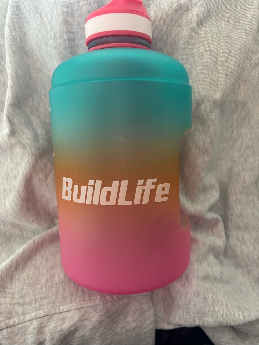 Gradient Pink Teal Water Bottle